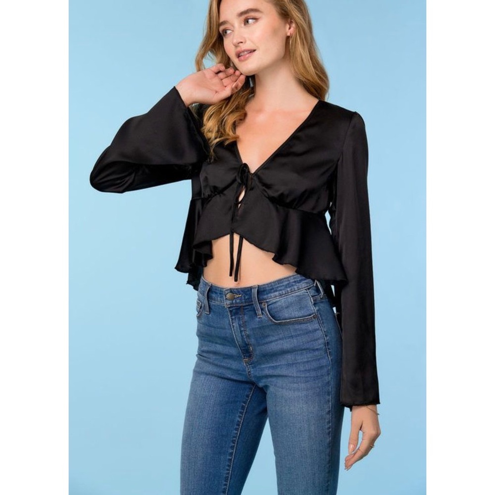 Never used Black tie shirt from Blushmark.